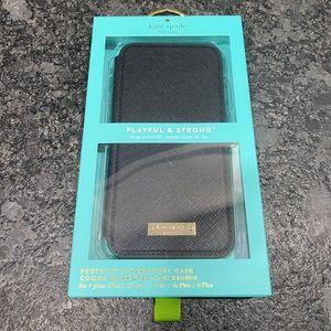 Kate Spade iPhone 8 Plus Black Folio Case